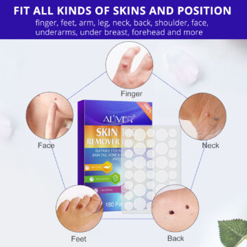 Aliver Skin Tag Remover Patches for Body Face 180 counts