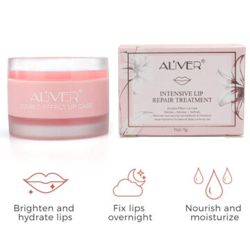 Aliver Nourishing Lip Balm Mask Moisturize Soft Repair Therapy Empty Lips Care Cream