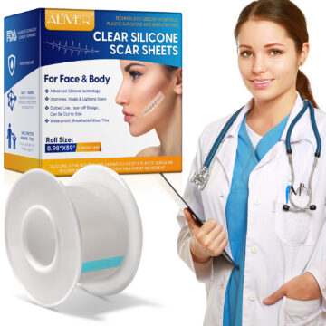 Aliver Clear Silicone Scar Sheet, 1.5m