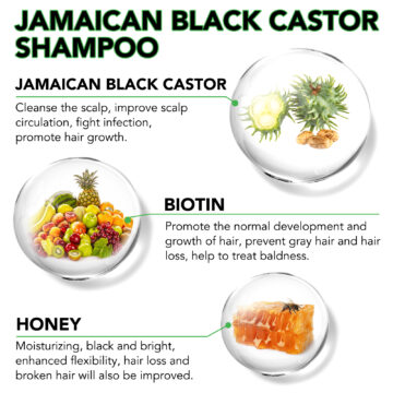 Aliver Jamaican Black Castor Shampoo, 300ml